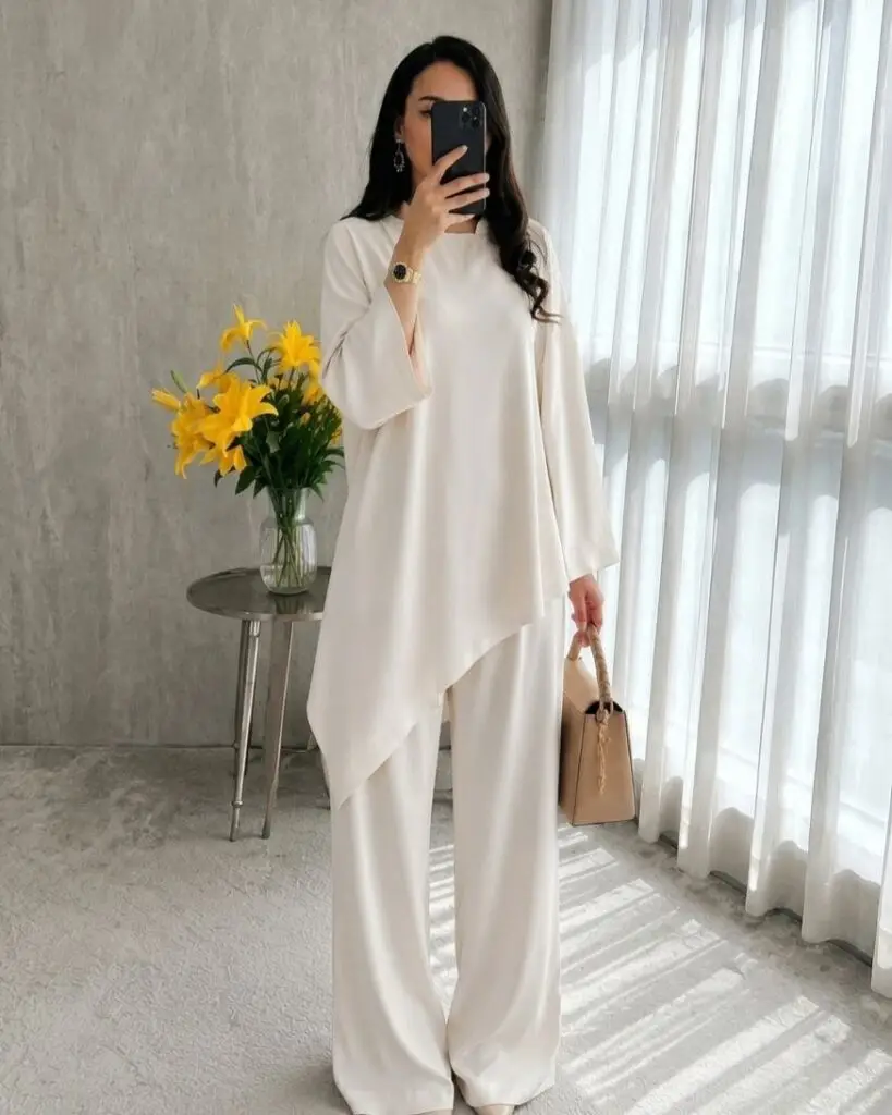 Ensemble Élégance Pure – Blanc Cassé