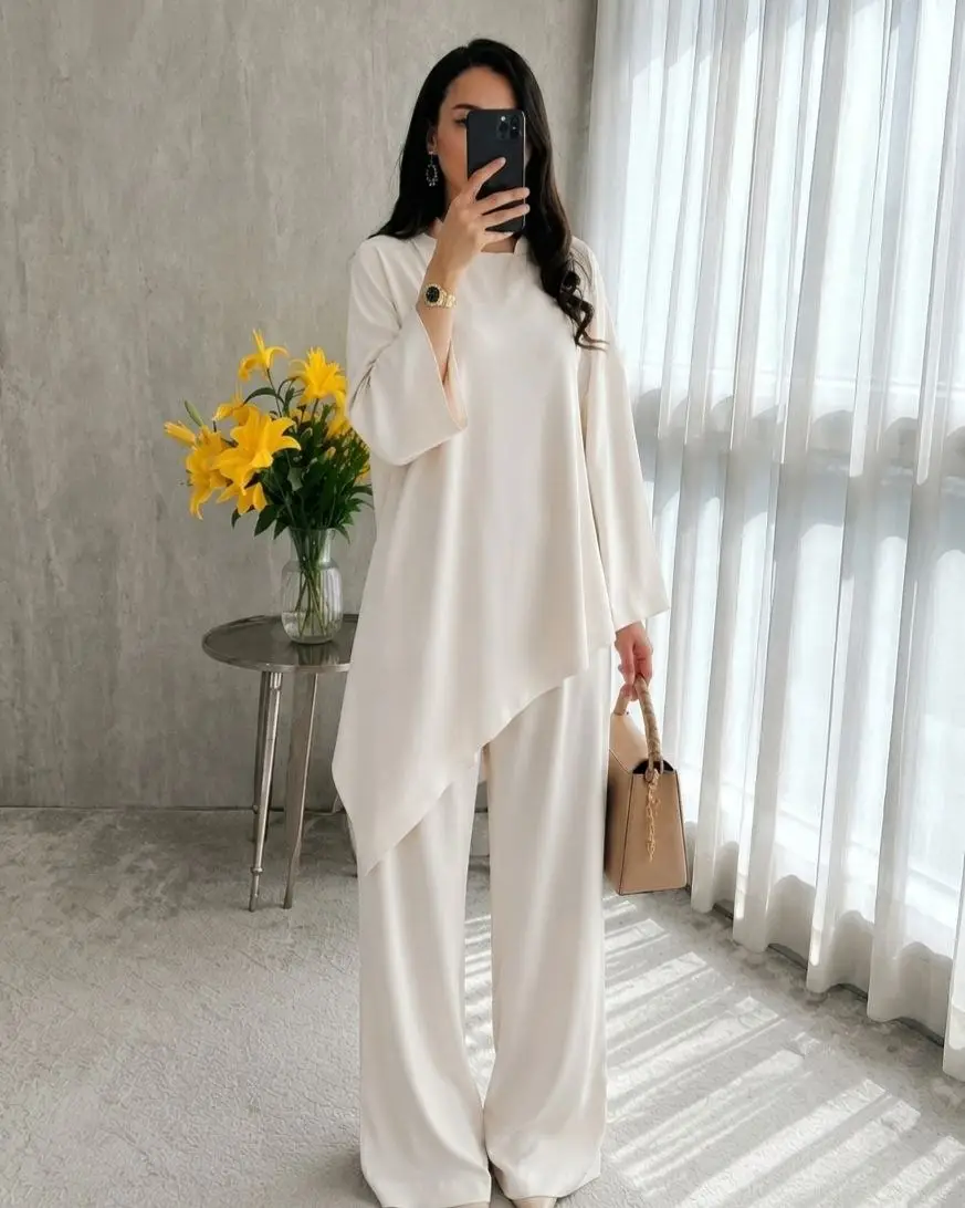 Ensemble Élégance Pure – Blanc Cassé – Image 3